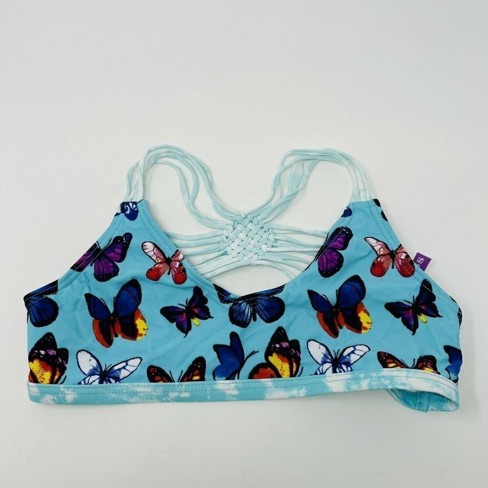 Vigoss Girls 10/12 Butterfly Swim Bikini Top 501